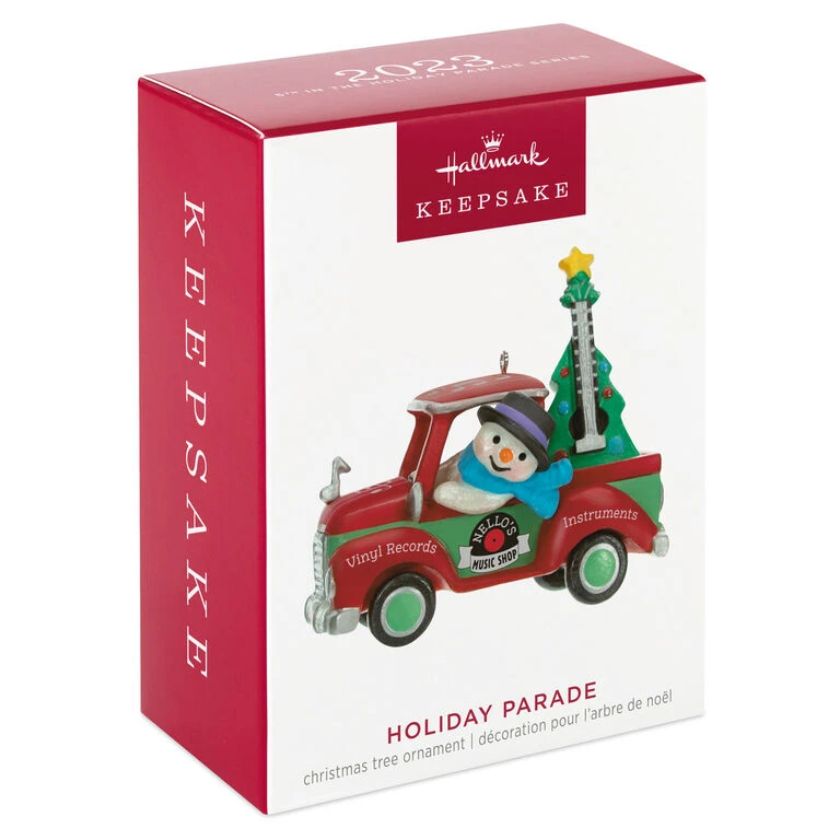 Hallmark Holiday Parade Nello's Music Shop Truck 2023 Ornament 6 Hallmark Holiday Parade Nello's Music Shop Truck 2023 Ornament - Image 4