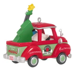 Hallmark Holiday Parade Nello's Music Shop Truck 2023 Ornament 13 Hallmark Holiday Parade Nello's Music Shop Truck 2023 Ornament -Lovely Souvenir Store Nellos Music Shop Truck Keepsake Ornament 1799QXR8079 06