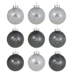 Hallmark Disney Tim Burton's The Nightmare Before Christmas Halloween Town Glass Ornaments, Set Of 9 -Lovely Souvenir Store Nightmare Before Christmas Glass Ball Keepsake Ornaments 2999QSB6289 06