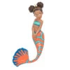 Hallmark Mythical Mermaids Ornament -Lovely Souvenir Store Orange and Blue Mermaid Keepsake Ornament 1799QXR8257 01