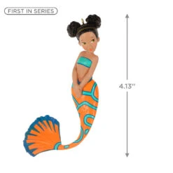Hallmark Mythical Mermaids Ornament 10 Hallmark Mythical Mermaids Ornament -Lovely Souvenir Store Orange and Blue Mermaid Keepsake Ornament 1799QXR8257 03
