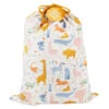 Hallmark 28" Pastel Animals Large Fabric Gift Bag With Tag -Lovely Souvenir Store Pastel Animals Fabric Gift Sack With Tag 1499EGB7167 01