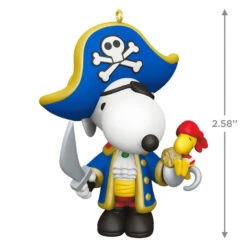 Hallmark Peanuts® Spotlight On Snoopy Pirate Snoopy Ornament -Lovely Souvenir Store Peanuts Pirate Snoopy Keepsake Ornament 1699QXR8229 03