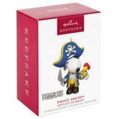 Hallmark Peanuts® Spotlight On Snoopy Pirate Snoopy Ornament -Lovely Souvenir Store Peanuts Pirate Snoopy Keepsake Ornament 1699QXR8229 04