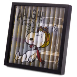 Hallmark Peanuts® Flying Ace Snoopy Dual-Image Framed Artwork, 10x10 6 Hallmark Peanuts® Flying Ace Snoopy Dual-Image Framed Artwork, 10x10 -Lovely Souvenir Store Peanuts Snoopy Flying Ace Lenticular Framed Art 1PAJ3525 02