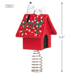 Hallmark Mini The Peanuts® Gang Snoopy Christmas Tree Topper And Tree Skirt, Set Of 2 -Lovely Souvenir Store Peanuts Snoopy Mini Keepsake Tree Skirt and Topper 2599QSB6249 03