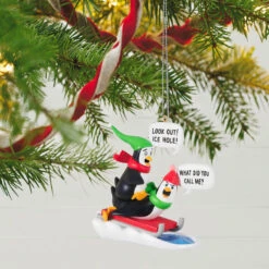 Featured Products -Lovely Souvenir Store Penguins Sledding Keepsake Ornament 2099QGO2867 02