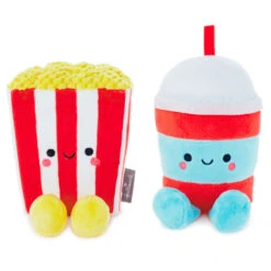 Hallmark Better Together Popcorn And Slushie Magnetic Plush, 5" -Lovely Souvenir Store Popcorn and Slushie Magnetic Plush 1KID2090 03