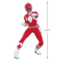 Hallmark Hasbro® Power Rangers® Red Ranger Ornament -Lovely Souvenir Store Power Rangers Red Ranger Keepsake Ornament 1899QXI7197 03