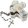 Precious Moments Blessings On Your First Communion Boy Rosary Box With Rosary -Lovely Souvenir Store Precious Moments Blessings On Your First Communion Girl Rosary Box With Rosary 222408 01
