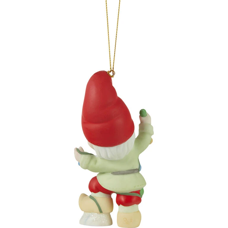Precious Moments Gnome Worry, Be Happy Ornament, 4.1" 4 Precious Moments Gnome Worry, Be Happy Ornament, 4.1" - Image 2