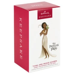 Hallmark Disney The Princess And The Frog Tiana And Prince Naveen Ornament -Lovely Souvenir Store Princess Tiana and the Frog Keepsake Ornament 1999QXD6687 04