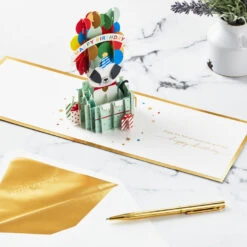 Hallmark It's Your Day Puppy In Present 3D Pop-Up Birthday Card 15 Hallmark It's Your Day Puppy In Present 3D Pop-Up Birthday Card -Lovely Souvenir Store Puppy in a Present 3D PopUp Birthday Card 1299LAD2883 06