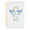 Hallmark Peace On Earth Angel Quilled Paper Handmade Christmas Card -Lovely Souvenir Store Quilled Paper Peace Angel Handmade Christmas Card 1299IXC7334 01