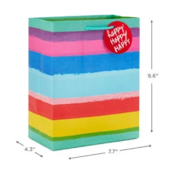 Hallmark Birthday Rainbow 8-Pack Gift Bags, Assorted Sizes And Designs -Lovely Souvenir Store Rainbow Birthday Gift Bags Assorted Sizes Designs 5EGB7427 05