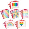 Hallmark Rainbow Hearts Boxed Blank Notes Assortment, Pack Of 24 -Lovely Souvenir Store Rainbow Hearts Assorted Boxed Blank Note Cards 5STZ1178 01