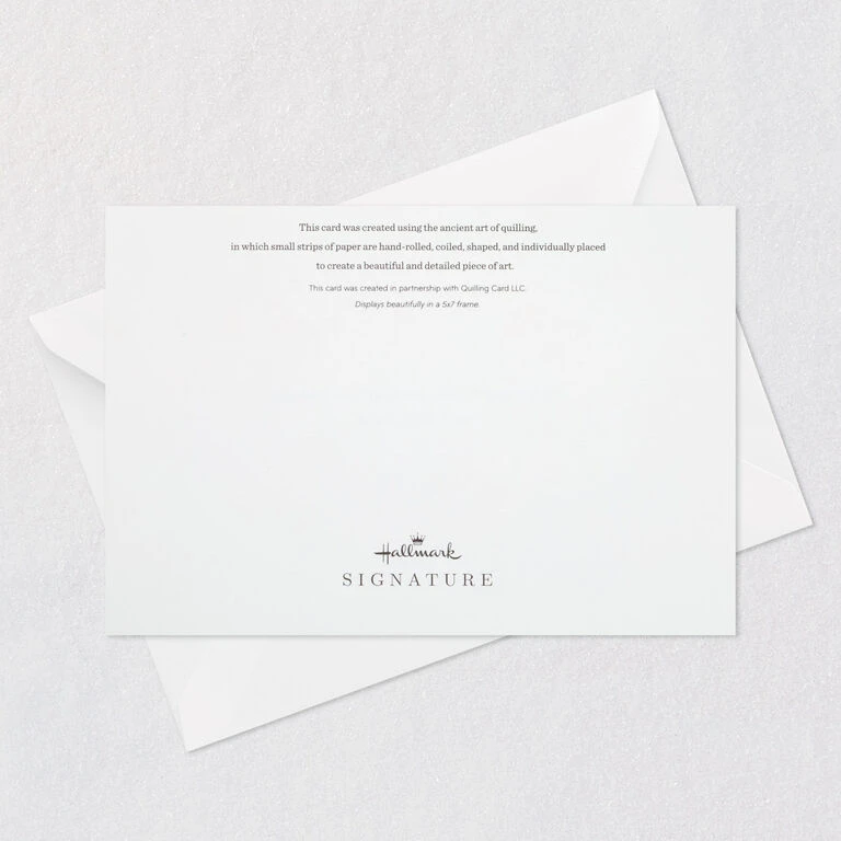 Hallmark With All My Heart Quilled Paper Handmade Love Card 9 Hallmark With All My Heart Quilled Paper Handmade Love Card - Image 7