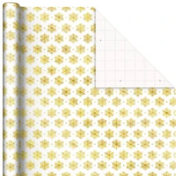 Hallmark Christmas Gift Wrap Kit With Wrapping Paper, Bows, Ribbons And Tags -Lovely Souvenir Store RedWhiteGreen 3Roll Holiday Wrapping Paper Set 5JXW1200 04