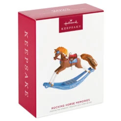 Hallmark Rocking Horse Memories 2023 Ornament -Lovely Souvenir Store Rocking Horse Keepsake Ornament 1799QXR8089 04