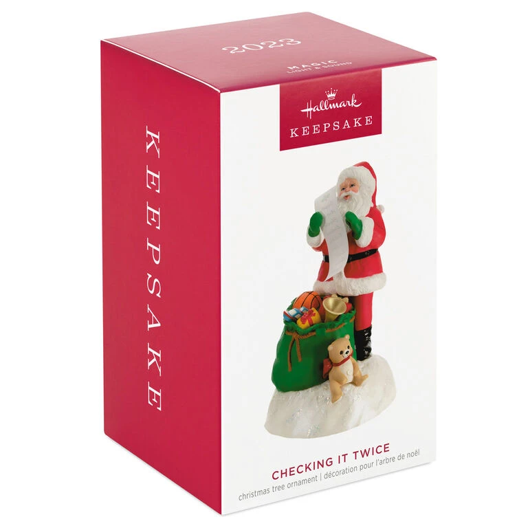 Hallmark Checking It Twice Ornament With Light And Sound 6 Hallmark Checking It Twice Ornament With Light And Sound - Image 4