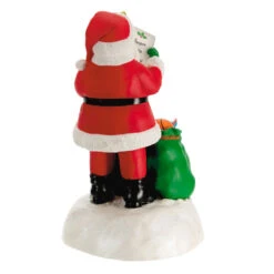 Hallmark Checking It Twice Ornament With Light And Sound 13 Hallmark Checking It Twice Ornament With Light And Sound -Lovely Souvenir Store Santa Checking His List Keepsake Ornament 2999QGO2657 06