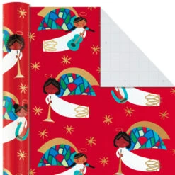 Hallmark Santa Fun 3-Pack Christmas Wrapping Paper Assortment, 120 Sq. Ft. -Lovely Souvenir Store Santa Fun Hallmark Mahogany Christmas Wrapping Paper 5JXW1037 07