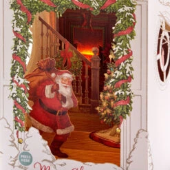Hallmark Spirit Of Christmas Musical 3D Pop-Up Christmas Card With Light 17 Hallmark Spirit Of Christmas Musical 3D Pop-Up Christmas Card With Light -Lovely Souvenir Store Santa Shadow Box 3D PopUp Music Light Christmas Card 1099XOD4034 06