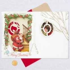 Hallmark Spirit Of Christmas Musical 3D Pop-Up Christmas Card With Light 18 Hallmark Spirit Of Christmas Musical 3D Pop-Up Christmas Card With Light -Lovely Souvenir Store Santa Shadow Box 3D PopUp Music Light Christmas Card 1099XOD4034 07