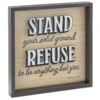 Hallmark Schitt's Creek® Moira Rose Quote Wood Sign, 11.75x11.75 -Lovely Souvenir Store Schitts Creek Stand Your Ground Wood Quote Sign 1PCL1022 01
