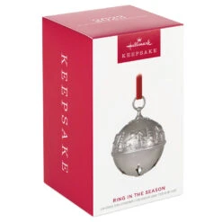 Hallmark Ring In The Season Metal Bell Ornament -Lovely Souvenir Store Silver Jingle Bell Keepsake Ornament 2699QXR8139 04
