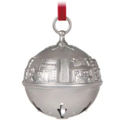 Hallmark Ring In The Season Metal Bell Ornament -Lovely Souvenir Store Silver Jingle Bell Keepsake Ornament 2699QXR8139 06