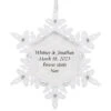 Hallmark Sparkling Snowflake Text Personalized Metal Ornament 2 Hallmark Sparkling Snowflake Text Personalized Metal Ornament -Lovely Souvenir Store Snowflake Text Personalized Keepsake Ornament 2499QHE2012B1 01