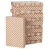 Hallmark Snowflakes And Stripes 12-Pack Designed Brown Shirt Boxes -Lovely Souvenir Store Snowflakes and Stripes 12Pack Designed Shirt Boxes 5XBC1123 01