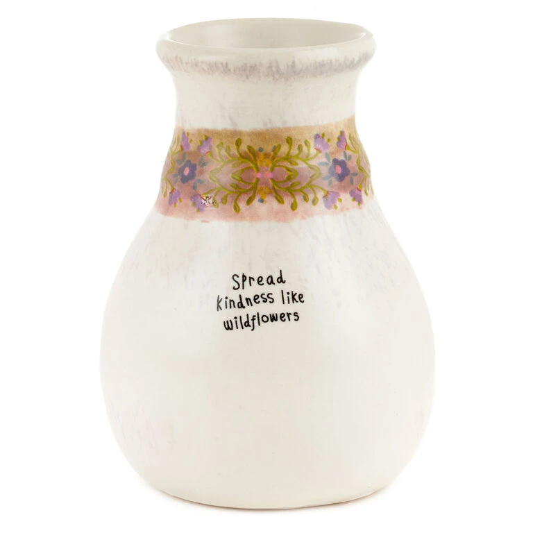 Natural Life Spread Kindness Small Ceramic Bud Vase 3 Natural Life Spread Kindness Small Ceramic Bud Vase