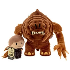 Hallmark Itty Bittys® Star Wars: Return Of The Jedi™ Luke Skywalker™ And Rancor™ Plush Collector Set Of 2 -Lovely Souvenir Store Star Wars Luke Skywalker and Rancor Plush itty bittys 1KDD2137 06