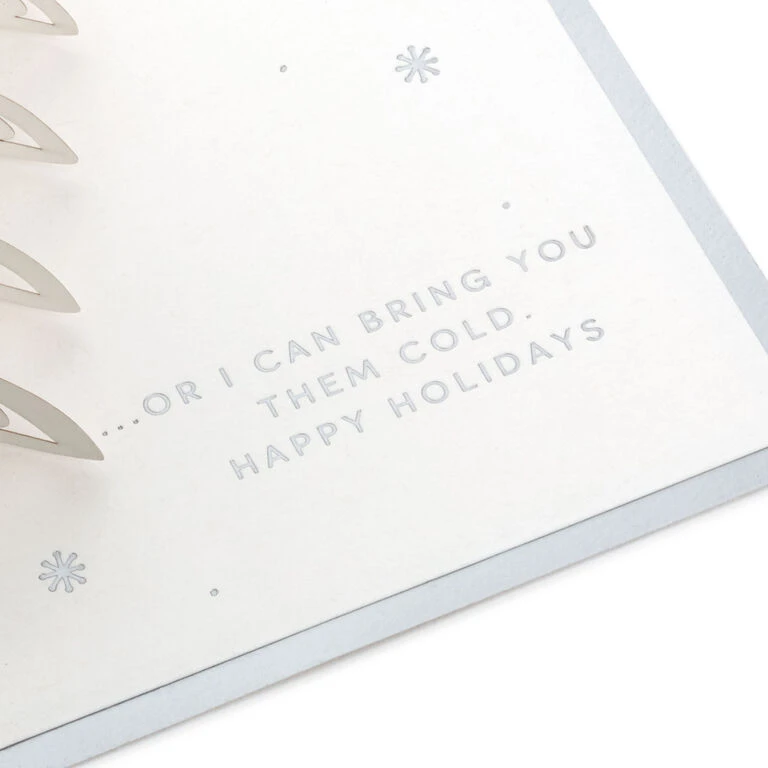 Hallmark Star Wars: The Mandalorian™ Grogu™ Warm Wishes 3D Pop-Up Holiday Card 5 Hallmark Star Wars: The Mandalorian™ Grogu™ Warm Wishes 3D Pop-Up Holiday Card - Image 3