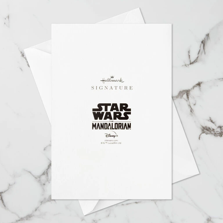 Hallmark Star Wars: The Mandalorian™ Grogu™ Warm Wishes 3D Pop-Up Holiday Card 11 Hallmark Star Wars: The Mandalorian™ Grogu™ Warm Wishes 3D Pop-Up Holiday Card - Image 9