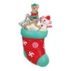 Hallmark Stocking Stuffers Surprise Mystery 2023 Exclusive Ornament -Lovely Souvenir Store Stocking With Mouse and Star Cookie Keepsake Ornament 1999QXC5619 01