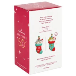Hallmark Stocking Stuffers Surprise Mystery 2023 Exclusive Ornament -Lovely Souvenir Store Stocking With Mouse and Star Cookie Keepsake Ornament 1999QXC5619 06