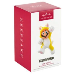 Hallmark Nintendo Super Mario™ Powered Up With Mario Cat Ornament 11 Hallmark Nintendo Super Mario™ Powered Up With Mario Cat Ornament -Lovely Souvenir Store Super Mario Cat Keepsake Ornament 1899QXR8199 04
