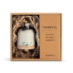Demdaco Thankful Mini Inspired Bell, 2.5" -Lovely Souvenir Store Thankful Mini Inspired Bell 1008010011 03