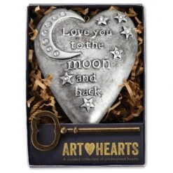 To The Moon Art Heart Sculpture, 4" -Lovely Souvenir Store To the Moon Art Heart Sculpture 4 root 1003480047 1003480047 1470 4.jpg Source Image