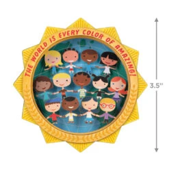 Hallmark UNICEF Every Color Of Amazing Papercraft Ornament -Lovely Souvenir Store UNICEF Children of World Keepsake Ornament 1999QXI7497 03