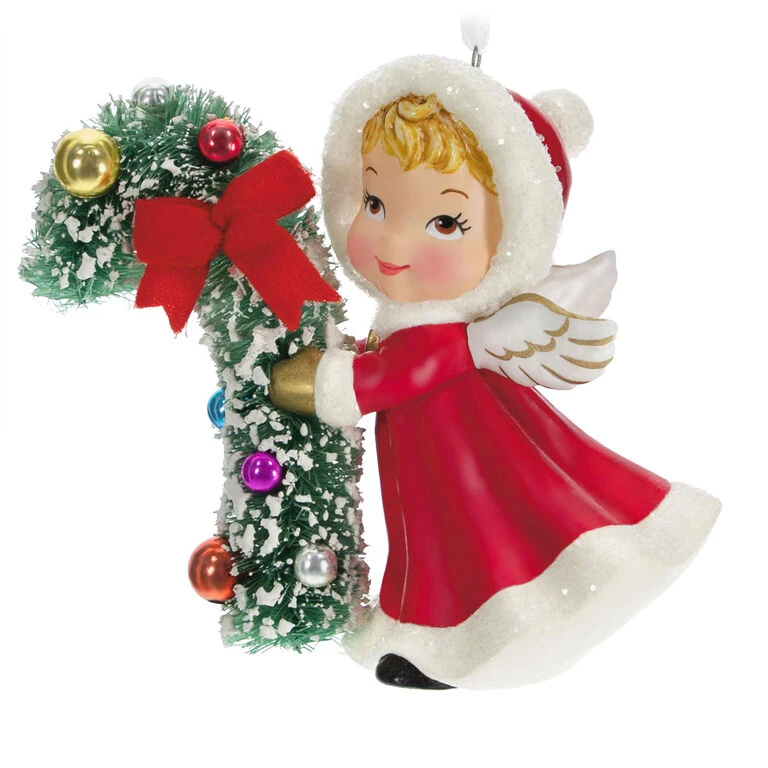 Hallmark Vintage Angel Porcelain Ornament 3 Hallmark Vintage Angel Porcelain Ornament