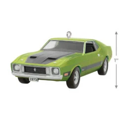 Hallmark Classic American Cars 1973 Ford Mustang Mach 1 2023 Metal Ornament -Lovely Souvenir Store Vintage Ford Mustang Car Keepsake Ornament 2199QXR8157 03
