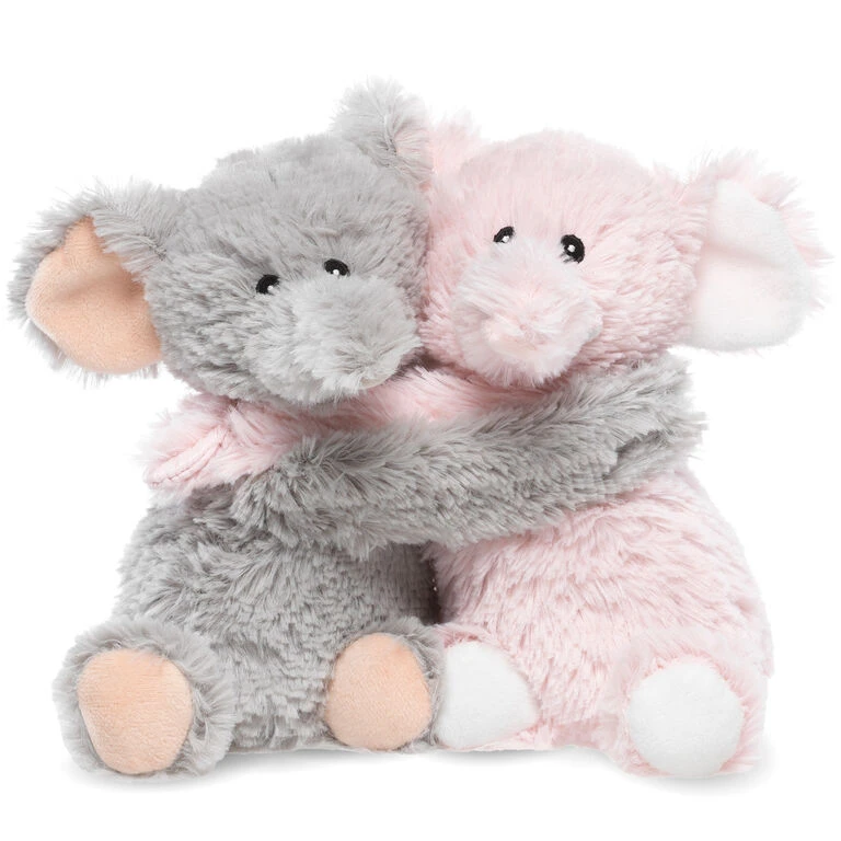 Warmies Hugs Heatable Scented Elephant Stuffed Animals, 7.5" H 3 Warmies Hugs Heatable Scented Elephant Stuffed Animals, 7.5" H