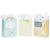 Hallmark 13" Welcome Baby 3-Pack Assorted Gift Bags With Tissue -Lovely Souvenir Store Welcome Baby 3Pack Assorted Large Gift Bags Tissue 5EGB6421 01