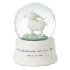 Hallmark Little Lamb Musical Snow Globe 1 Hallmark Little Lamb Musical Snow Globe -Lovely Souvenir Store White Lamb in Flowers and Grass Water Globe 1BBY4723 01