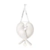Hallmark Our Anniversary 2023 Porcelain Ornament -Lovely Souvenir Store White Love Birds Anniversary Keepsake Ornament 1999QHX3069 01