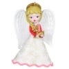 Hallmark Heirloom Angels Ornament -Lovely Souvenir Store White Pink Angel Keepsake Ornament 1699QXR8197 01